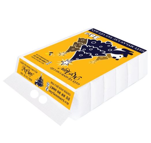 Giấy Vệ Sinh My Lan Gấu Thông 4 Lớp - (36 Cuộn/Xách)