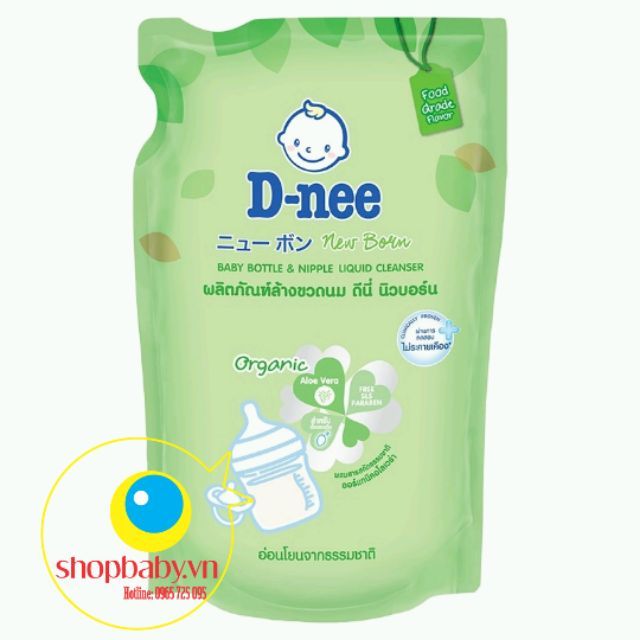 NƯỚC RỬA BÌNH SỮA VÀ RAU QUẢ DNEE THÁI LAN - An  toàn cho bé
