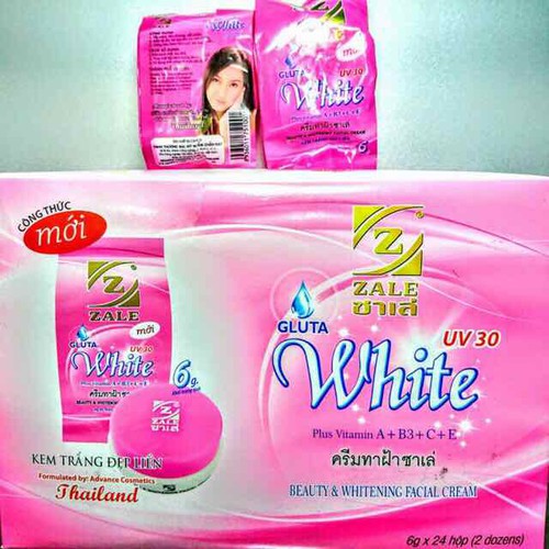 Kem Zale thái lan nắp hồng lố 24 hộp