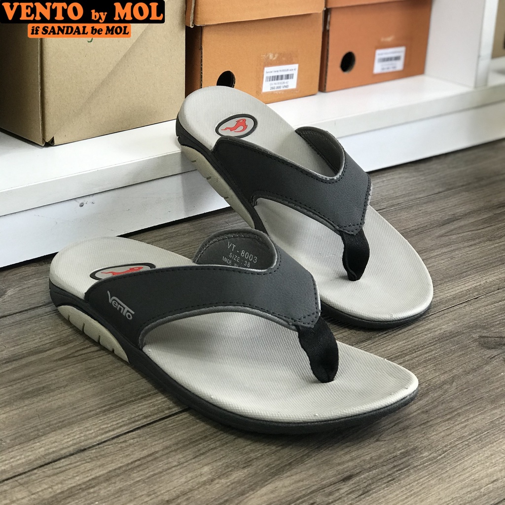 Dép nam quai kẹp Vento VT8003B màu đen