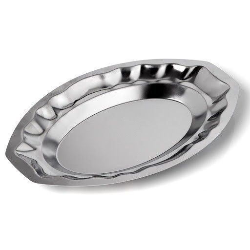Dĩa bò né sâu lòng, loại dày, Đĩa hấp cá - Dĩa Hột Xoài Inox cao cấp không gỉ loại dày