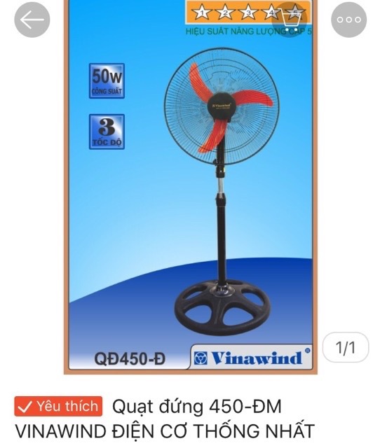 Quạt cây Vinawind QĐ450-ĐM