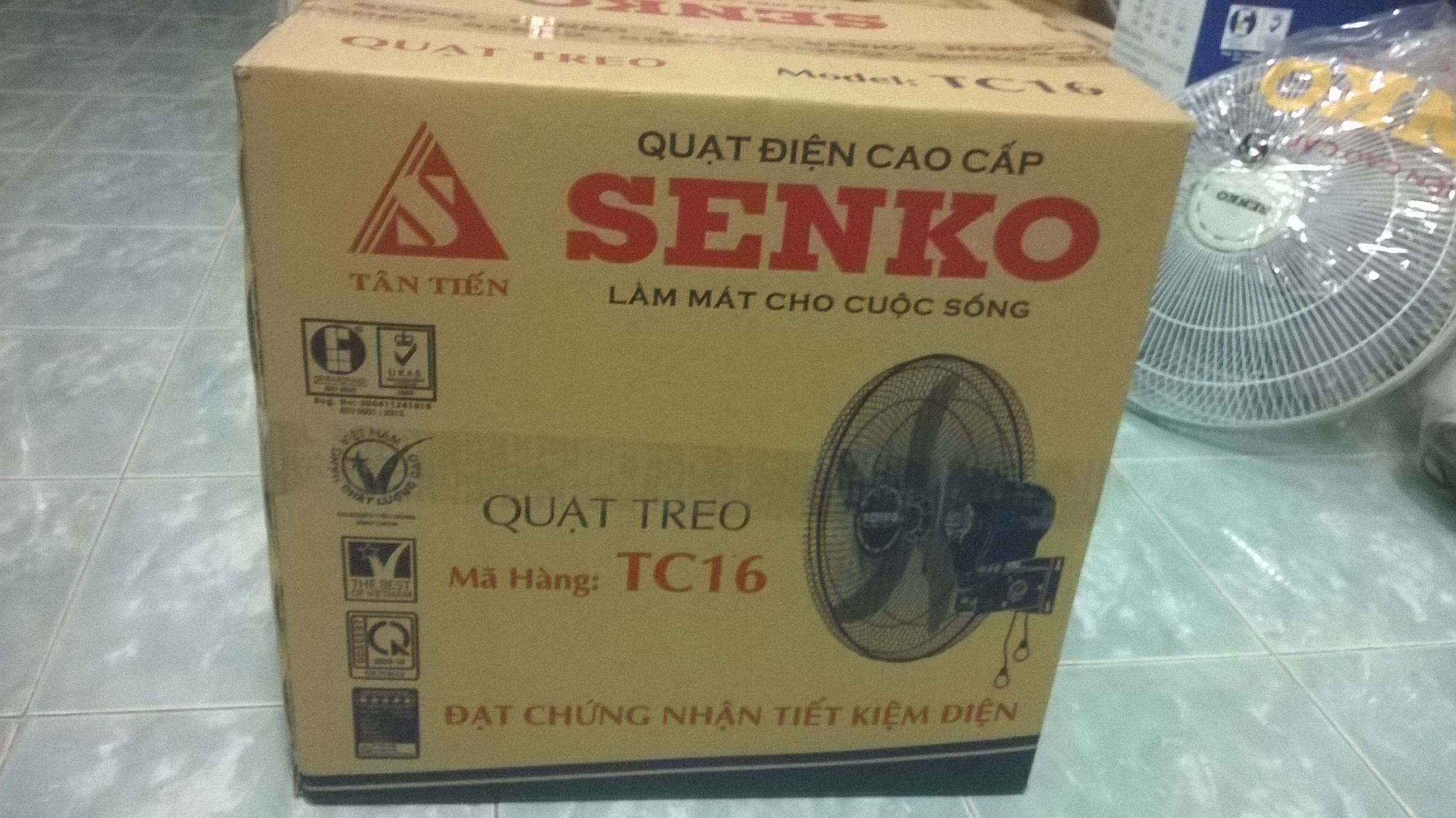 [HCM]QUẠT TREO TƯỜNG 2 DÂY TC16 SENKO