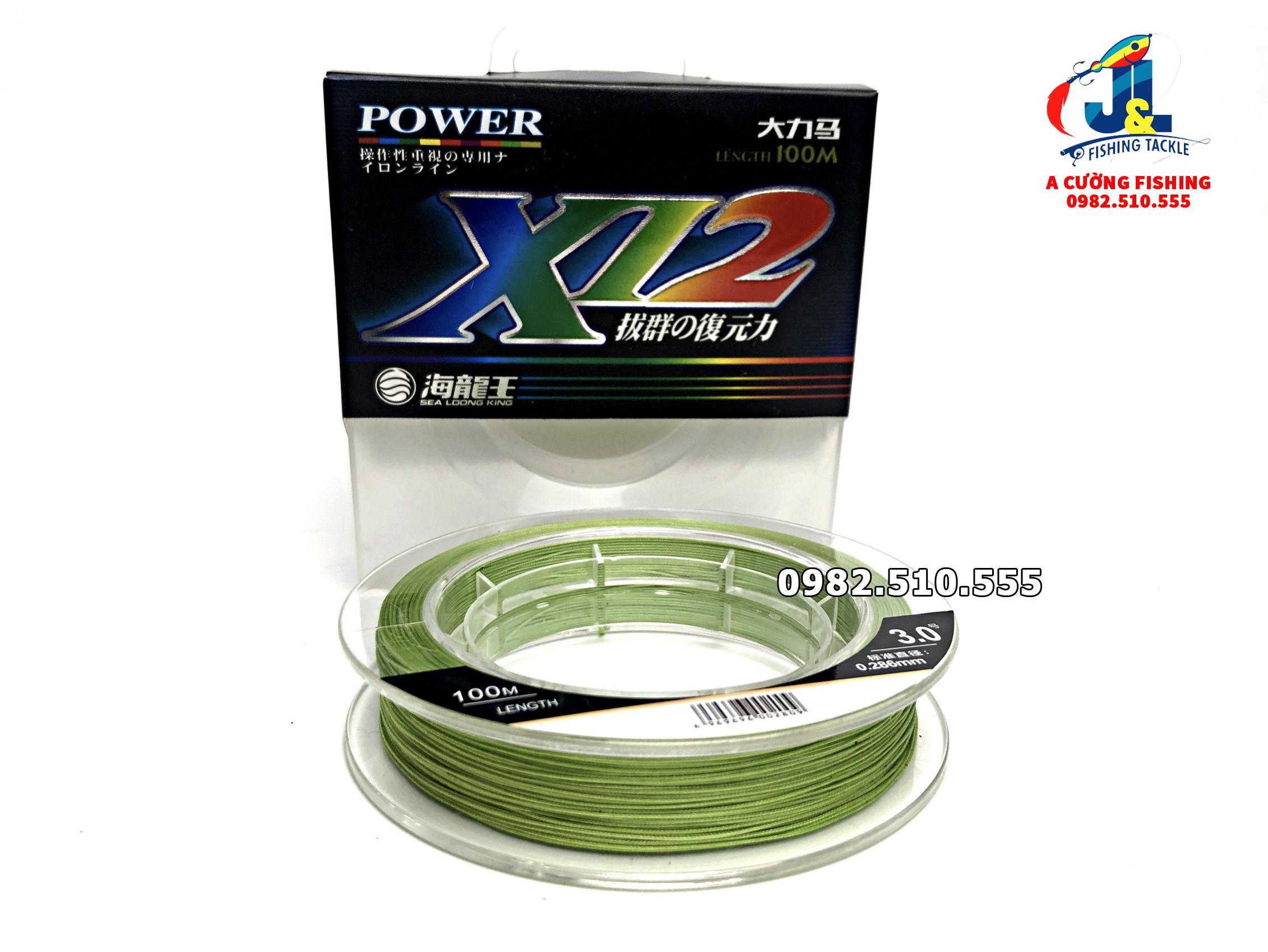 Dù Câu Cá PE X12 Siêu Bền 2019 - Hàng Mới Về