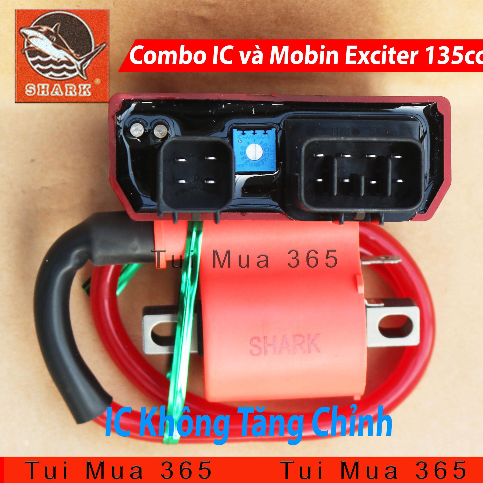 [HCM]Combo IC Shark và Mobin Sườn Shark độ Exciter 135cc Malaysia