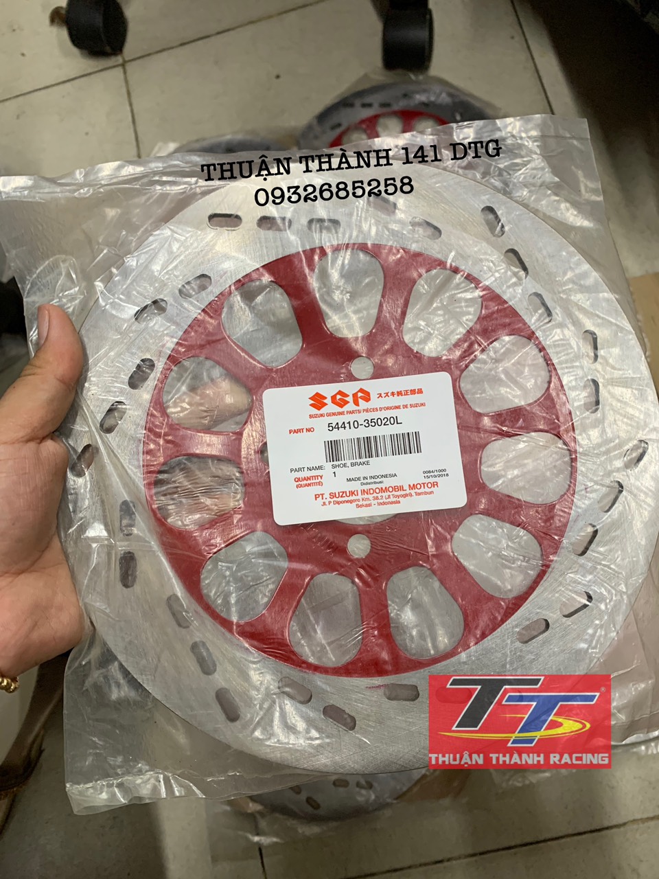 DĨA THẮNG SPORT ĐỎ - XIPO - RGV120