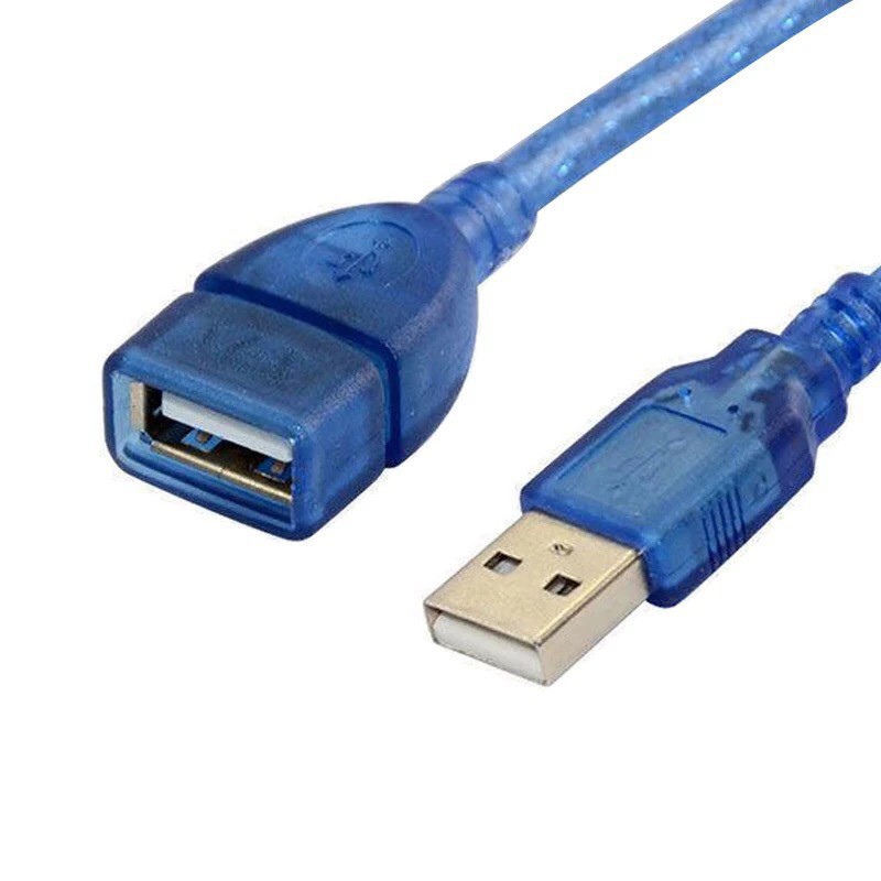 Cáp USB nối dài chống nhiễu màu xanh 1.5m 3m 5m 10m