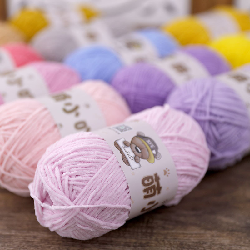 Len nhung baby 3mm cuộn 50g
