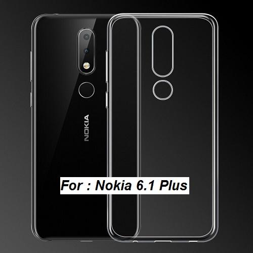 Ốp lưng dẻo trong suốt điện thoại Nokia 6.1 Plus