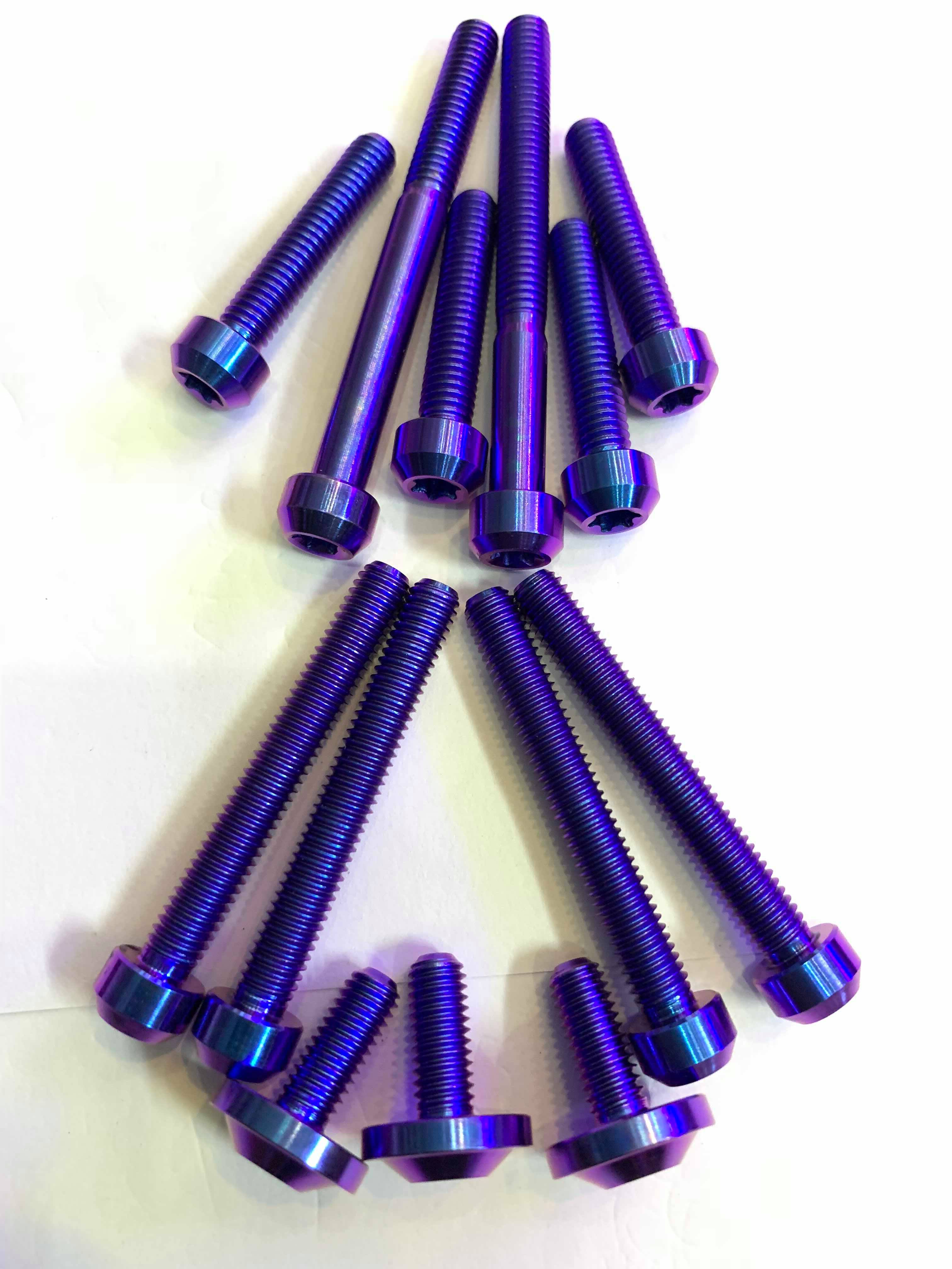 Ốc titanium Gr5 lốc máy ( 13 con ) cho Vario Click đời mới