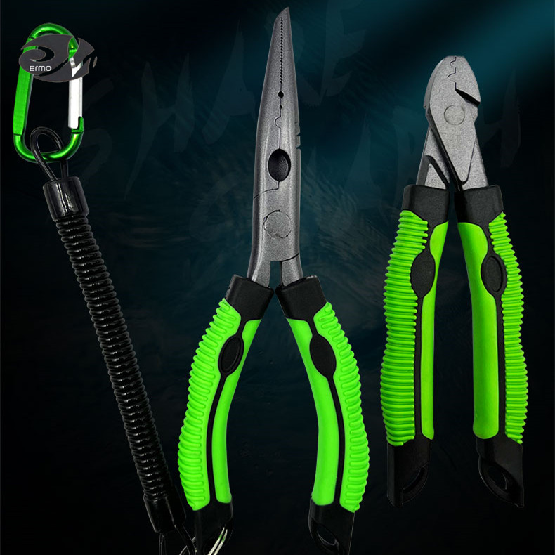ERMO 🔧Kẹp ống, kìm mồi đa năng, móc câu, kìm điều khiển cá, máy cắt dây, kìm nhặt móc đa năng, bộ điều khiển cá