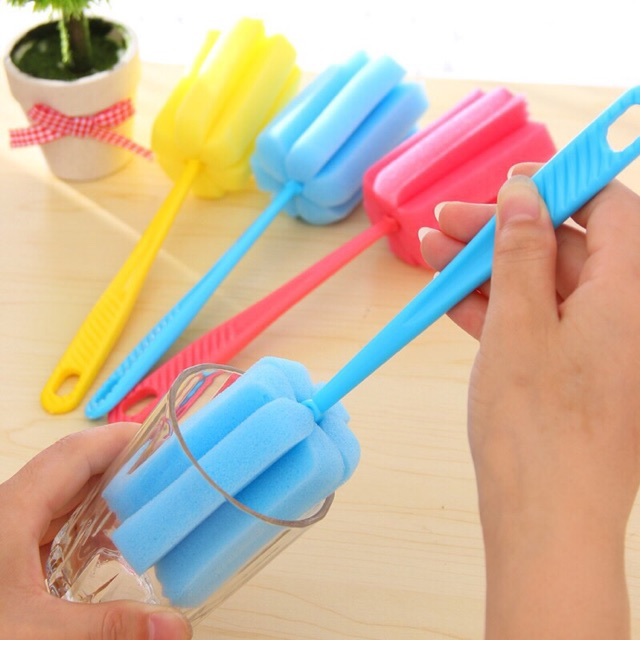 Dụng cụ cọ rửa cốc chén ly, cọ bình sữa