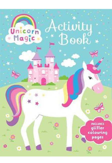 Sách - Unicorn Magic Glitter Activity Book - Phương Nam Book