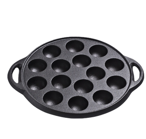 Khuôn đổ bánh khọt 15 lỗ, khuôn bánh căn 15 lỗ, chống dính cao cấp cho gia đình, khuôn bánh căn, bánh khọt có nắp