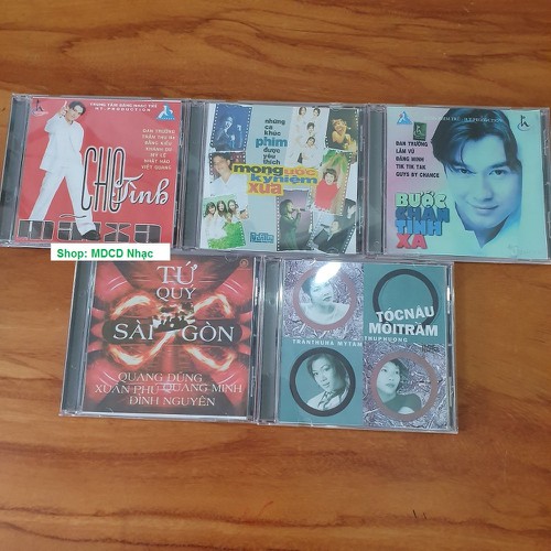 [MDCD] Bộ 5 Đĩa CD Ca Sĩ Việt Nam Nổi Tiếng Thập Niên 90 - BỘ 1