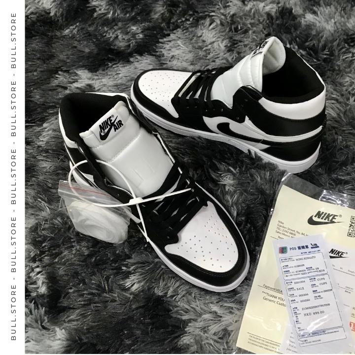 [ Jordan Panda ] Giày sneaker Jordan Panda cổ cao đen trắng - Full Box Bill