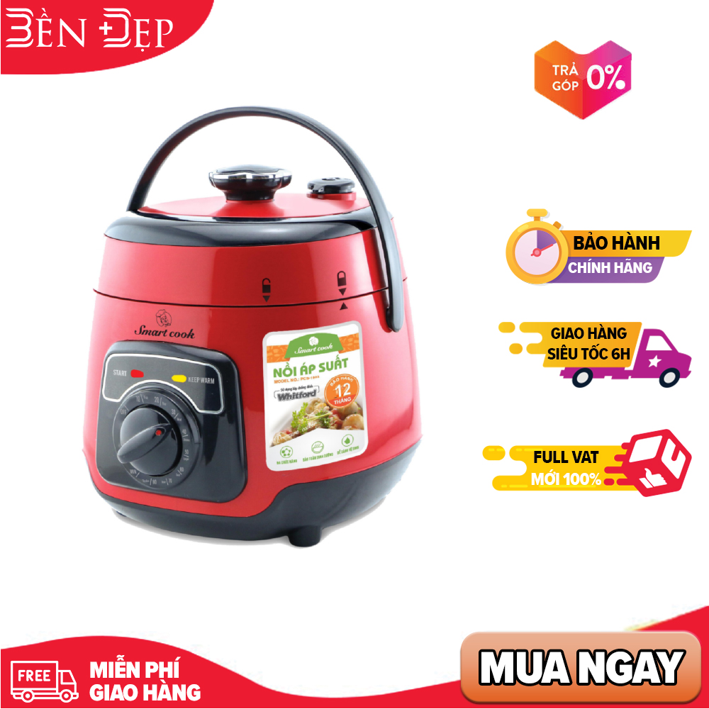 Nồi áp suất Smartcook PCS-1803 (2.5L) (Giá áp dụng giao tại HN, HCM& các tỉnh liên hệ shop)