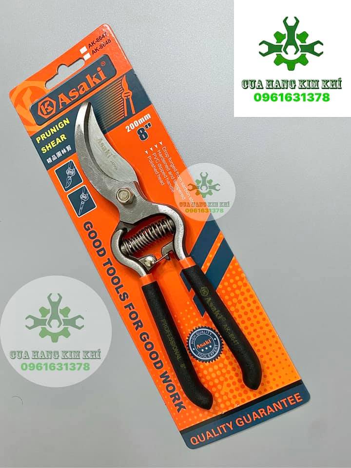 Kéo cắt cành Asaki AK-8647 8inch-200mm