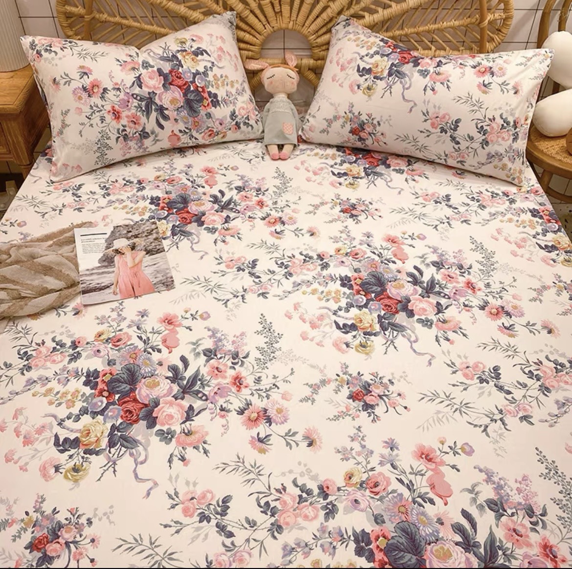 Bộ ga gối cotton cao cấp Mẫu 2021