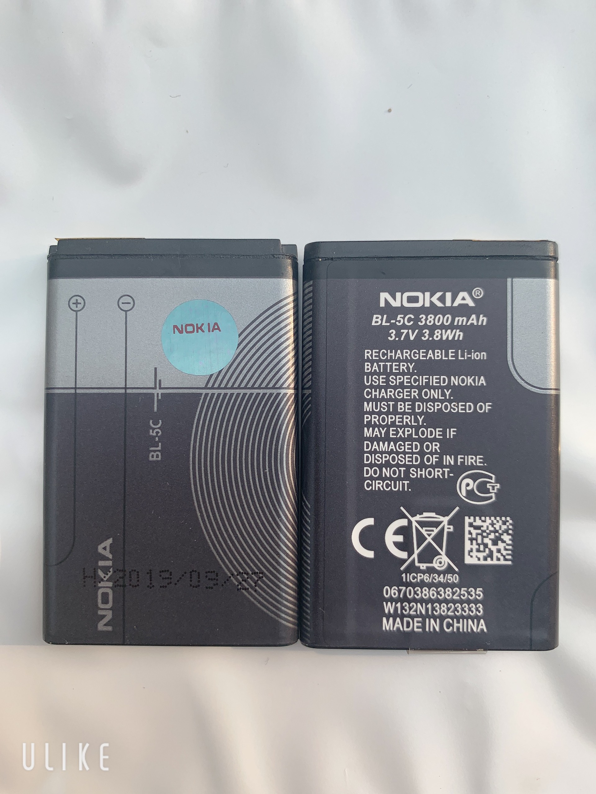[HCM]Pin Nokia BL 5C Dung Lượng 3500mAh 37v Cam Kết Pin Đúng Hình (Loại 2ic Chống Phù)