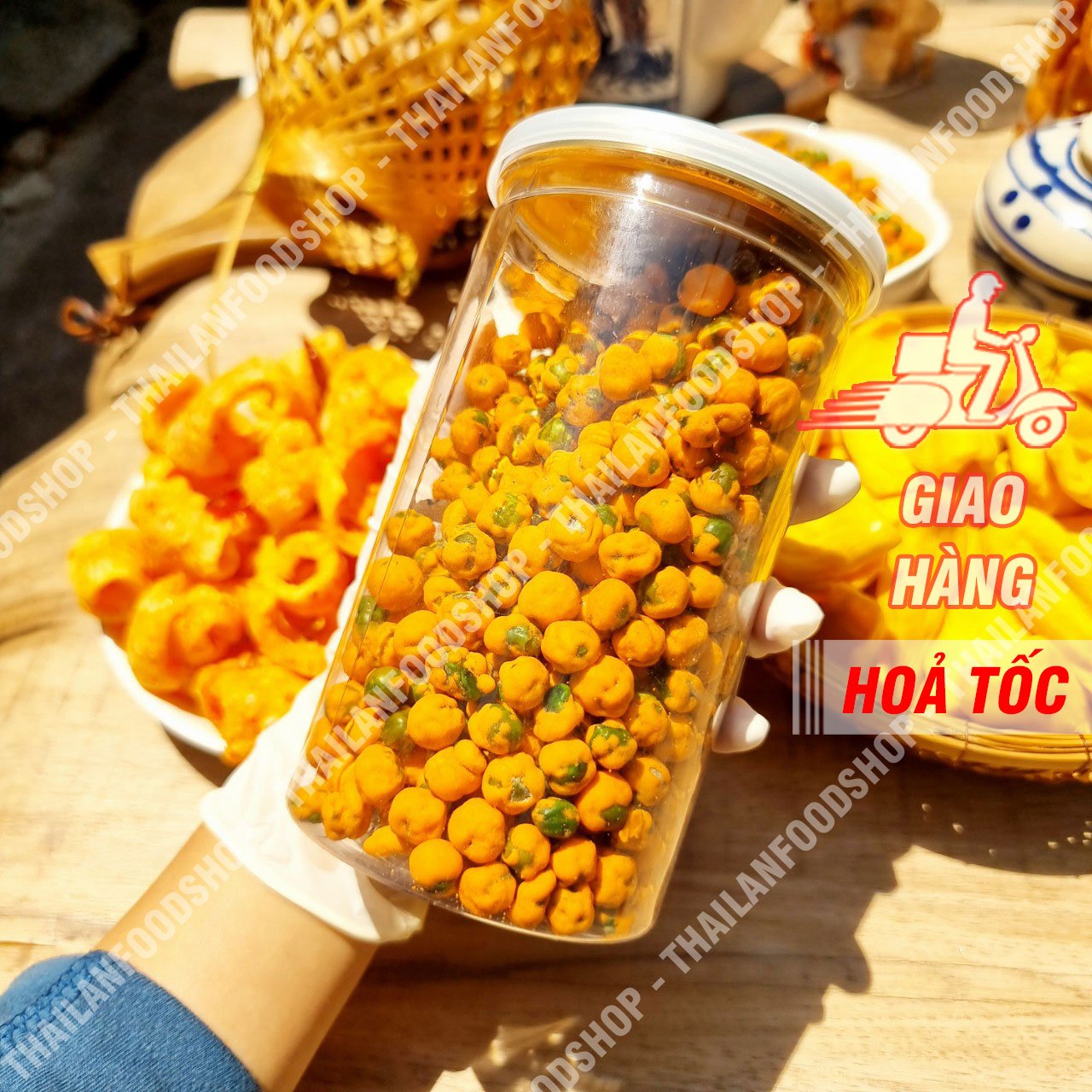 Đậu Hà Lan Phô Mai - Lon 300gr