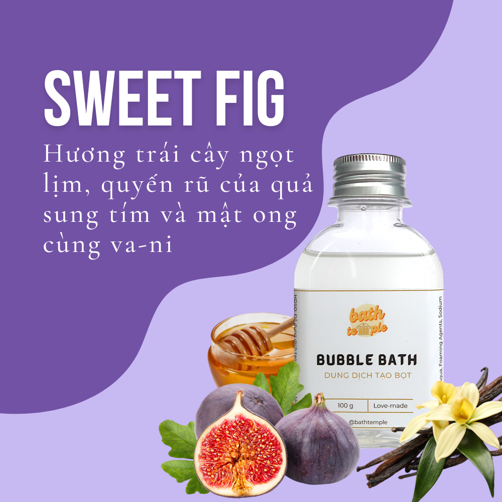 [100gram] Sữa tắm SIÊU BỌT cho bồn tắm (Bubble bath) - bath temple
