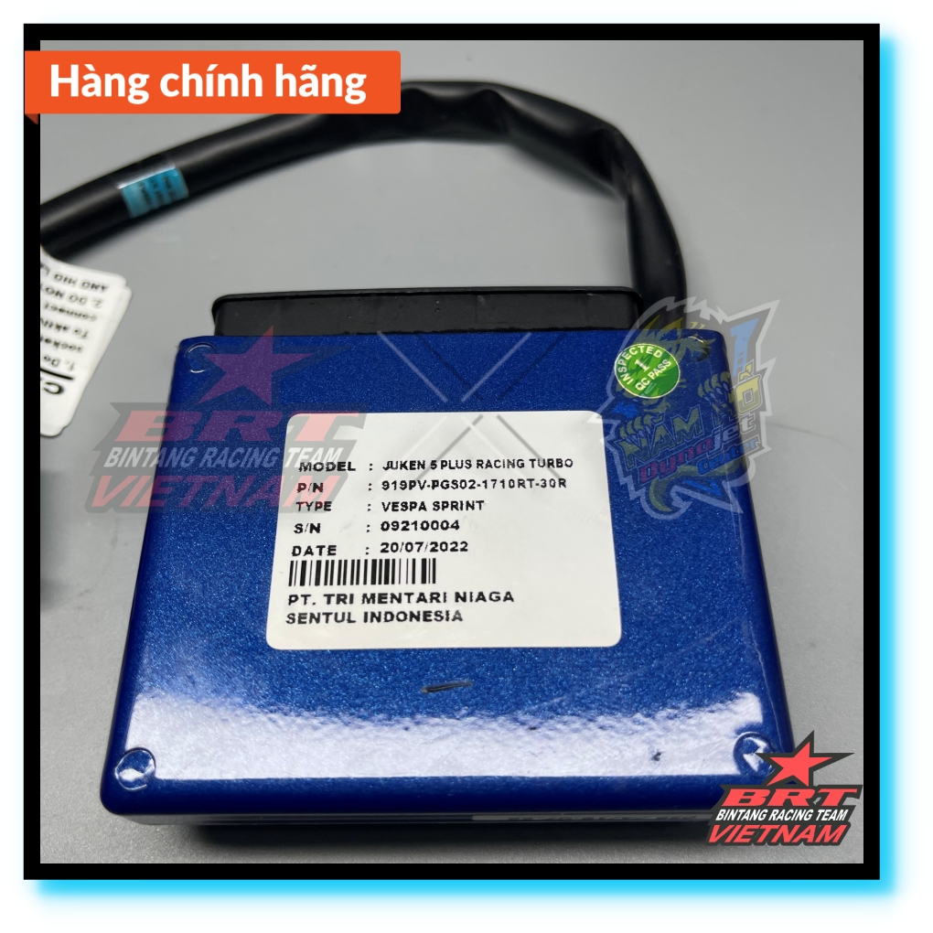 ECU BRT JUKEN 5 CHO XE VESPA SPRINT