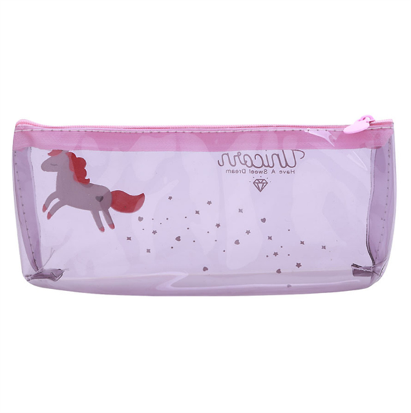 [HCM]Bóp Viết Trong Suốt Unicorn Kỳ Lân - Tím