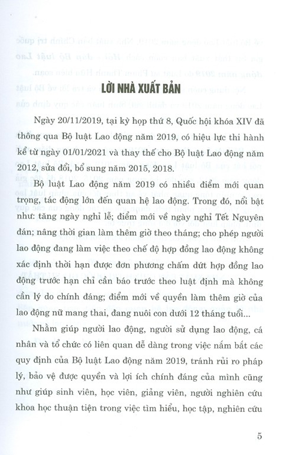 Hỏi – Đáp Bộ Luật Lao Động Năm 2019
