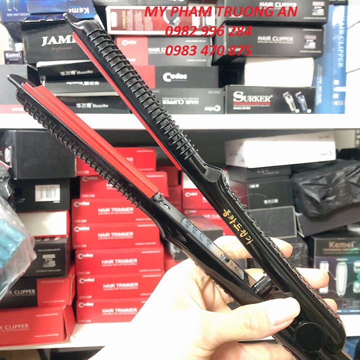 Korean Hair Straightening Machine with 4 Heat Levels