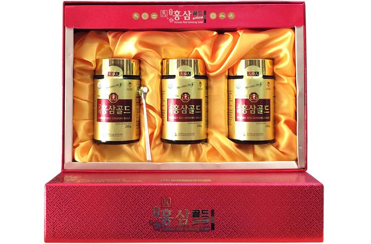 Cao hồng sâm bio hàn quốc hộp 3 lọ x 240g