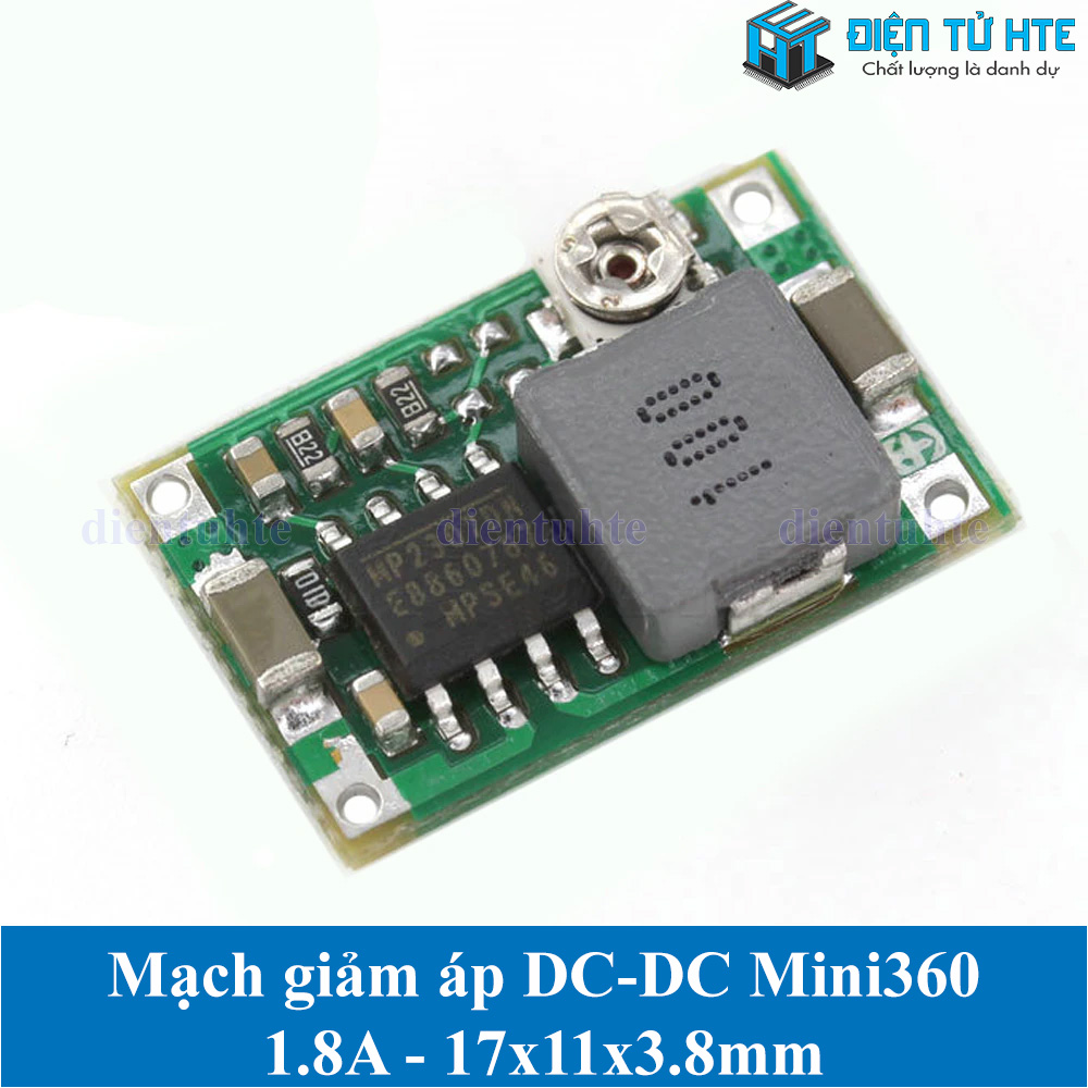 Mạch giảm áp dc-dc siêu nhỏ mini360 1.8a 3a