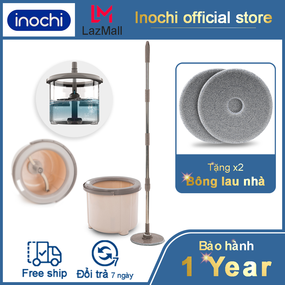Bộ cây lau nhà xoay tròn 360 độ inochi SM-31 cao cấp