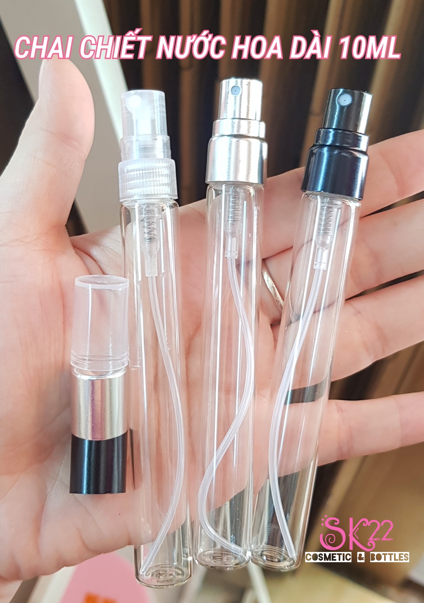 🥕Set 10 CHAI CHIẾT NƯỚC HOA DÀI 10ML🥕