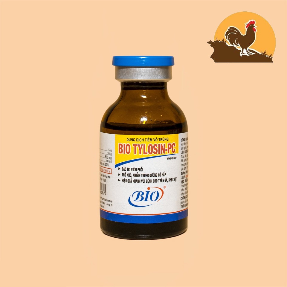 BIO TYLO PC khò khè, sỗ mũi gà đá 20ml
