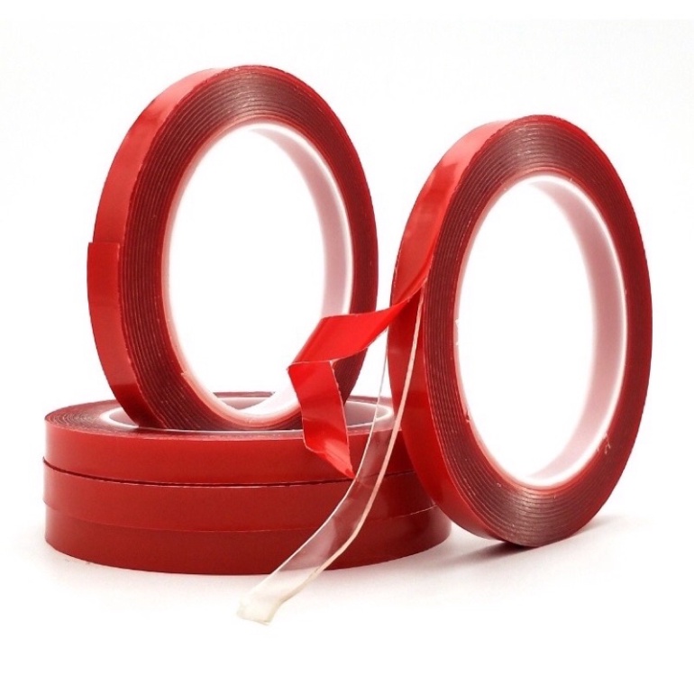 Băng keo đỏ tạo fan mi,nailbox, băng dính tạo fan mi shopinail