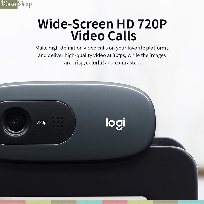 Logitech C270i IPTV - Webcam Cho Tivi Android, Android Box