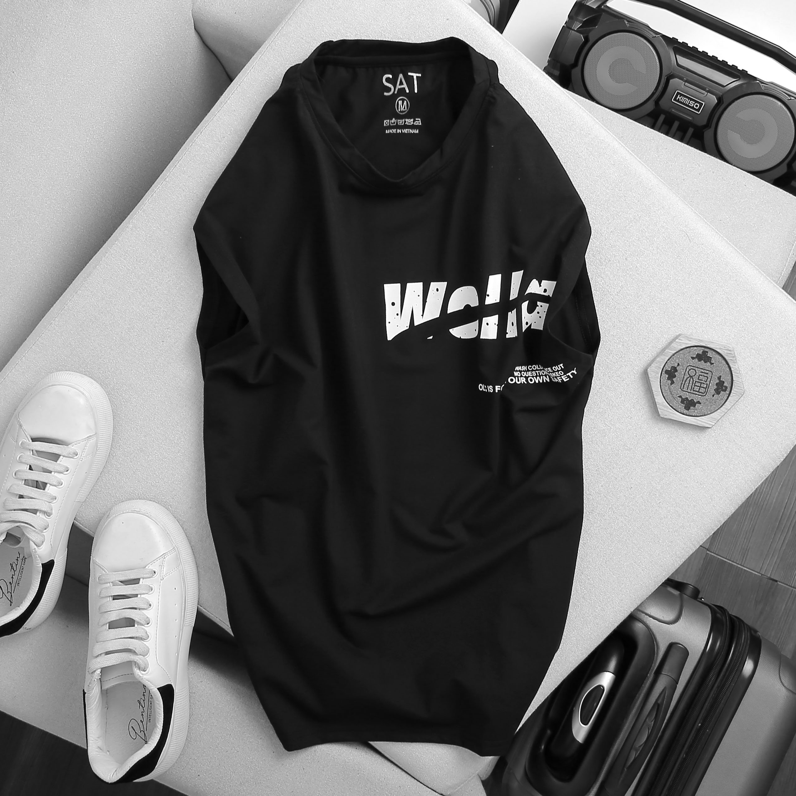 [HCM]Áo Tank Top Đỏ Wolla Gee Cao Cấp - SAT