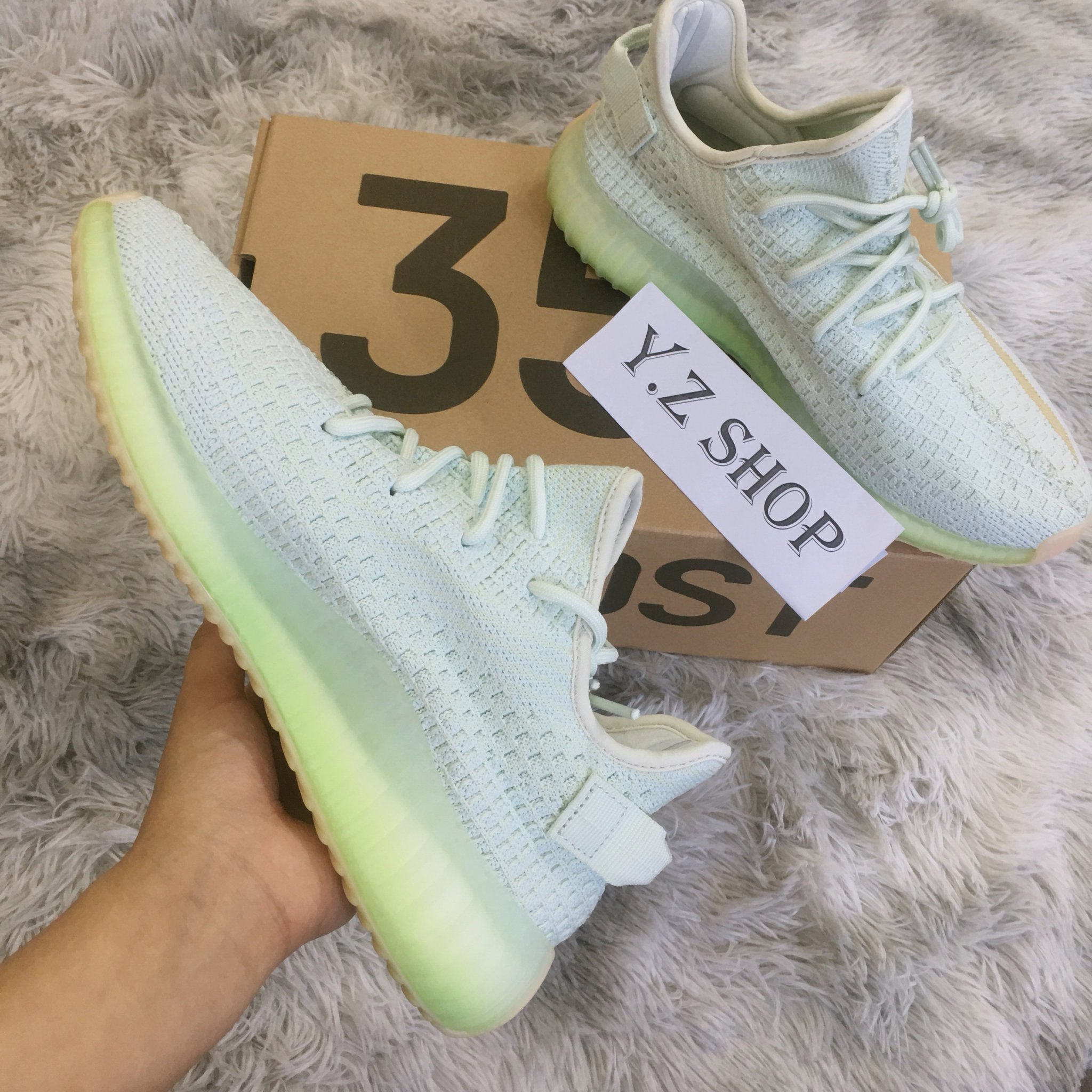 Giày Sneaker 🎁FULLBOX 11🎁 Giày Thể Thao 350 Hyper Nam Nữ Cao Cấp