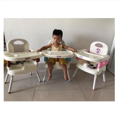 GHẾ ĂN DẶM CAO CẤP CÓ CHÂN SẮT MÀU XANH