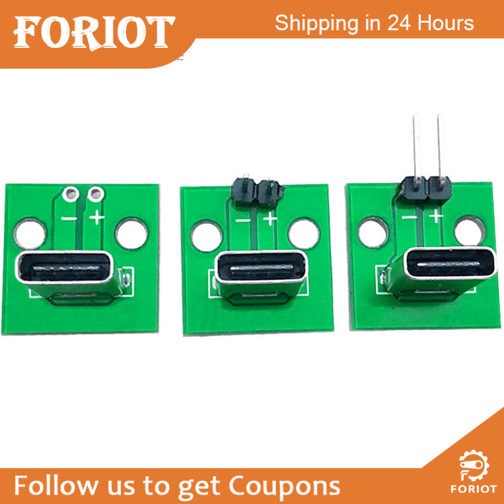 Foriot Bo Mạch Đột Phá USB Type-C Bo Mạch Chuyển Đổi PCB Loại Đầu Nối Nối Nối Tiếp Cơ Bản