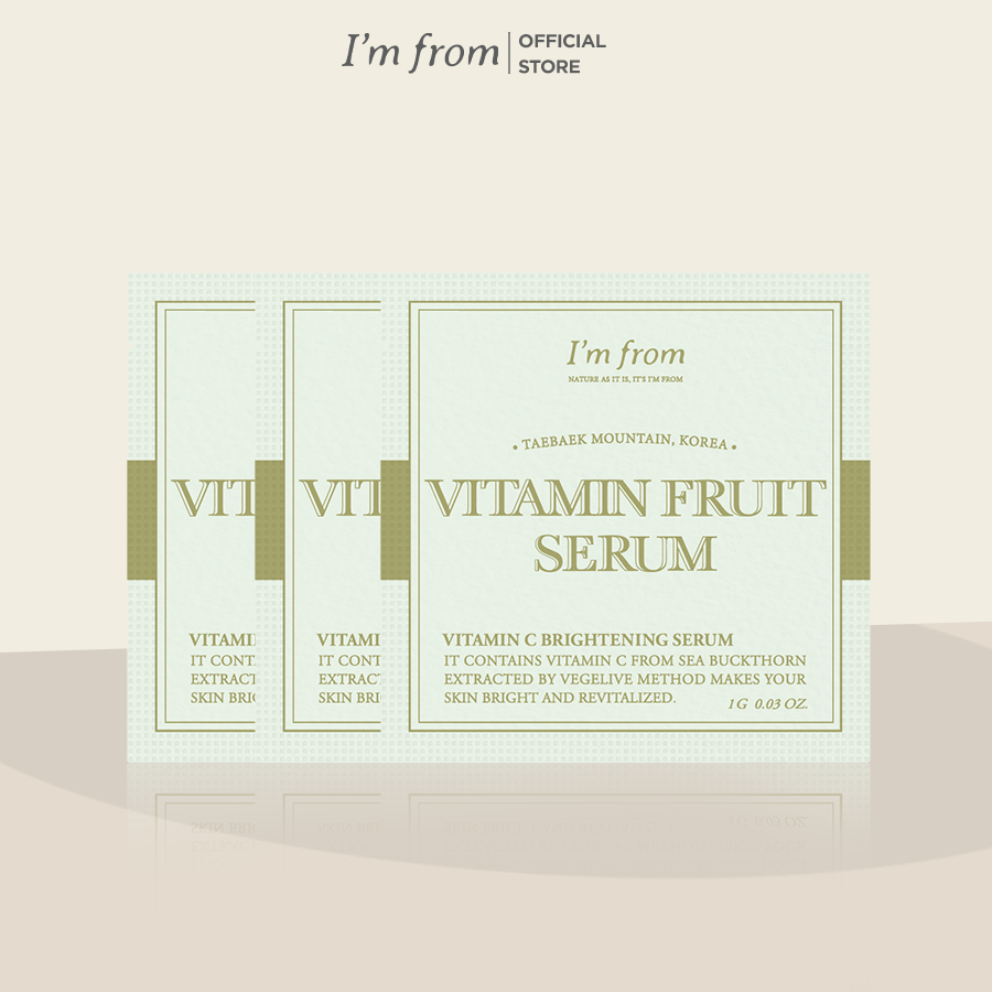 [HÀNG TẶNG KHÔNG BÁN] Combo 3 I'm From tinh chất Vitamin Fruit Serum 1g