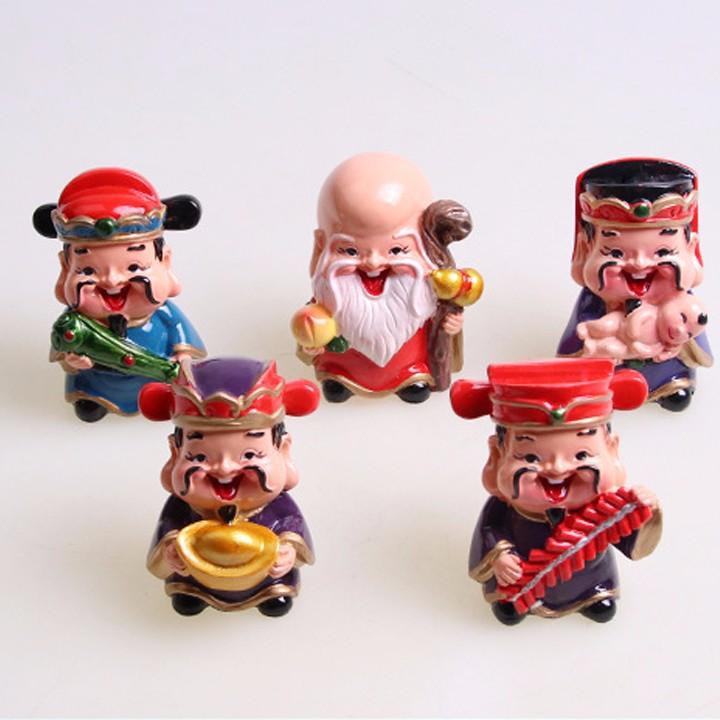 Bộ 5 tượng thần tài may mắn