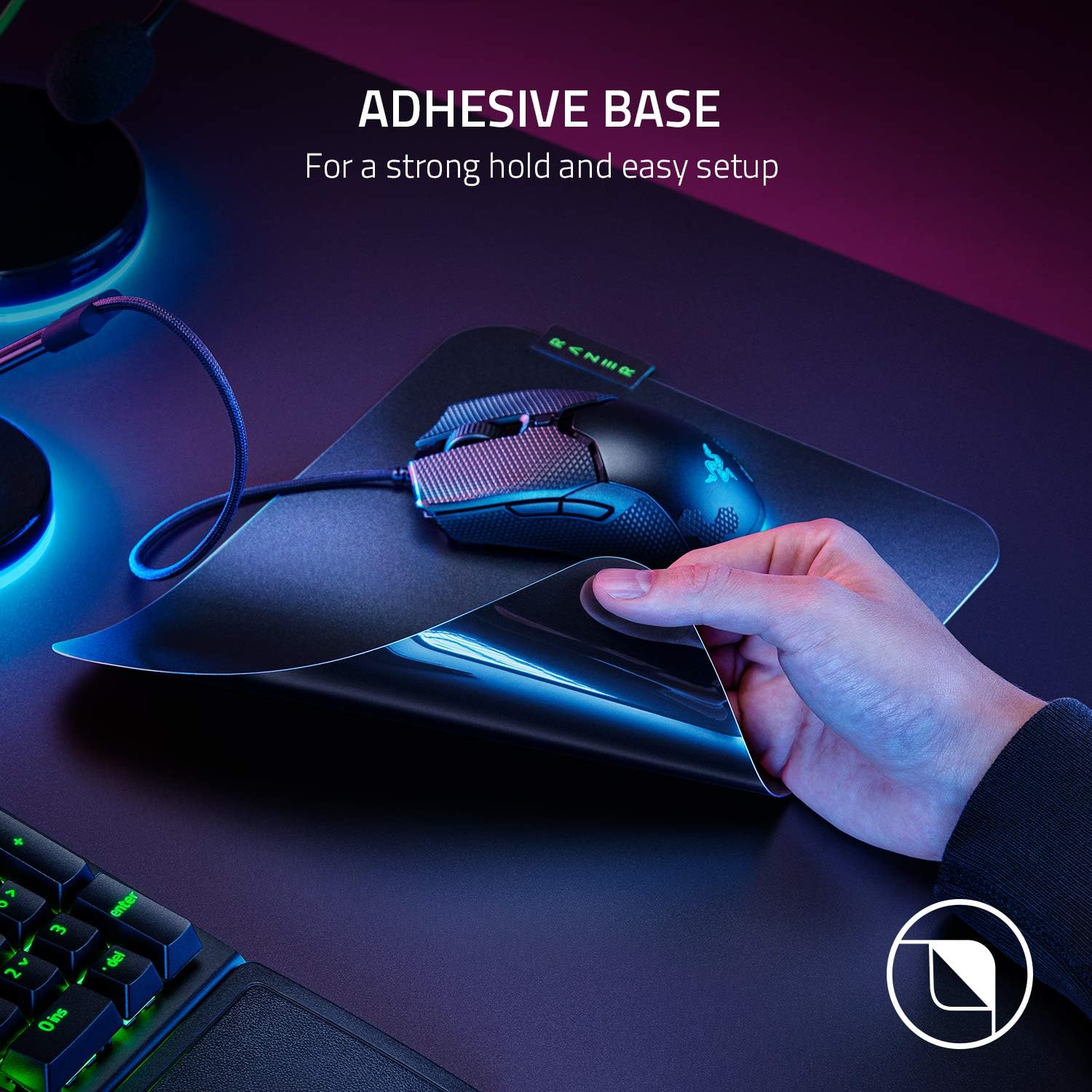Razer Sphex V3 - Ultra-thin gaming mouse mat (Tấm lót chuột) | Ultra-Thin Gaming Mouse Pad | Ultra-Thin Form Factor | Tough Polycarbonate Build | Adhesive Base
