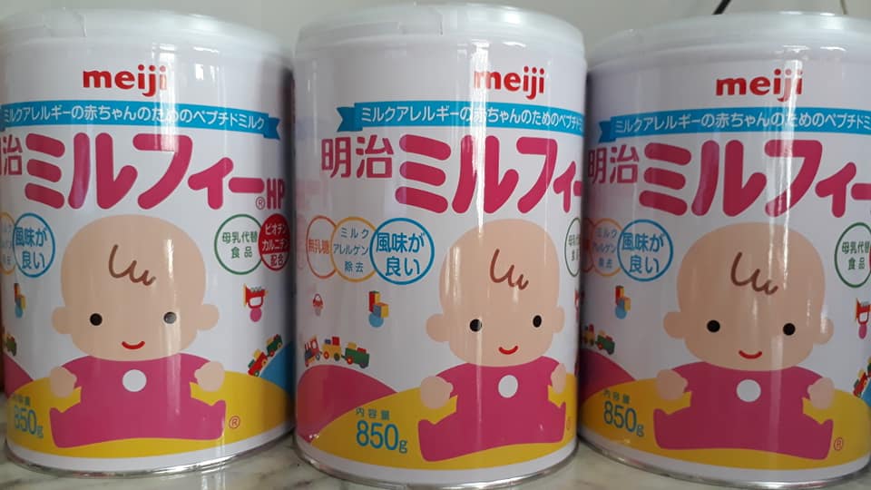 [HCM] (MẪU MỚI) Sữa bột Meiji HP cho bé dị ứng đạm sữa bò 850g nội địa Nhật date1. 2025