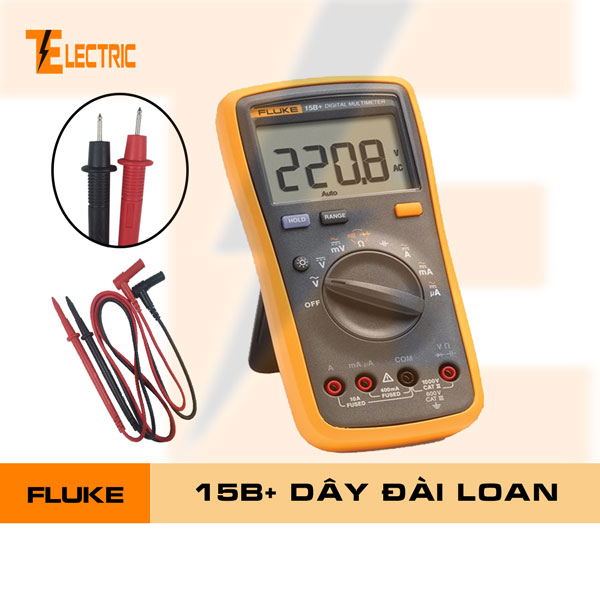 [HCM]FLUKE 15B+ Đồng Hồ Đo Điện Đo Tụ ĐIện Fluke 15B+