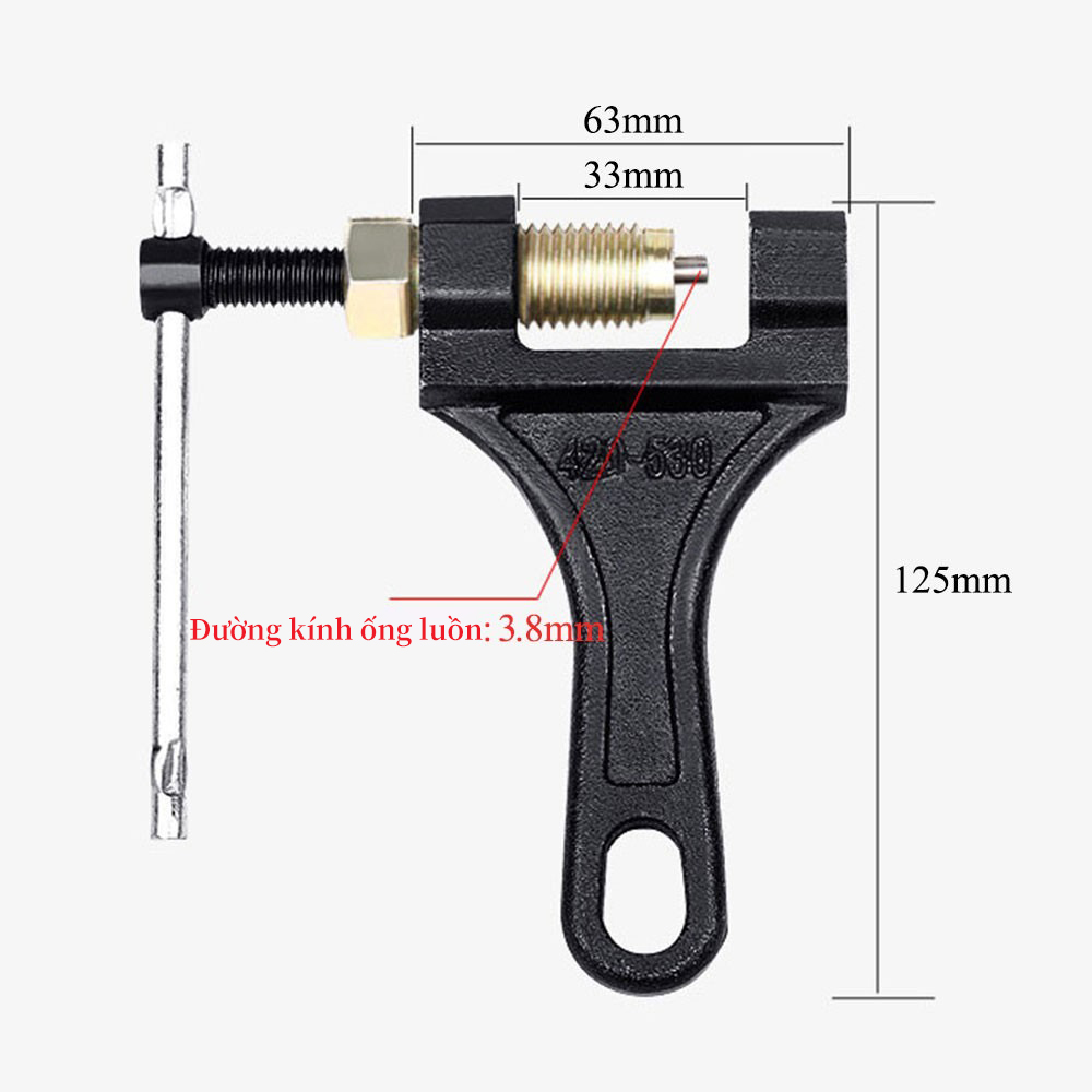 ZCAUTO Cảo tháo mắt sên xe máy thép đen tốt