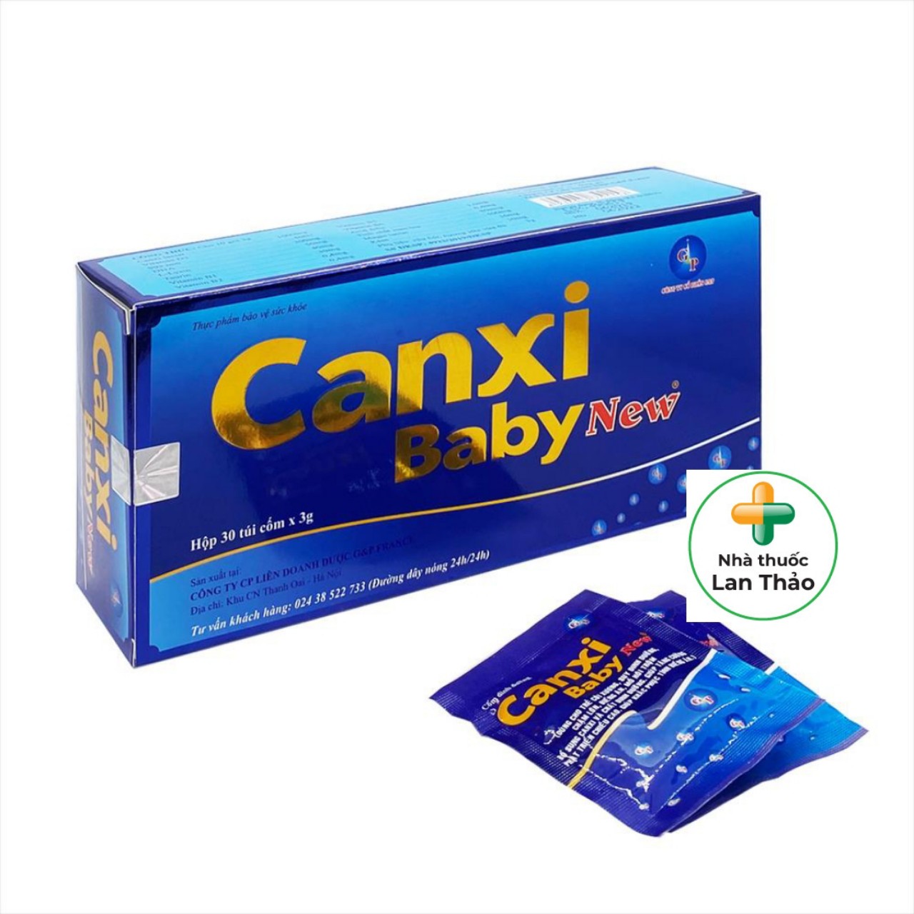 Cốm canxi baby new hộp 30 gói giúp bé ăn ngon cao lớn
