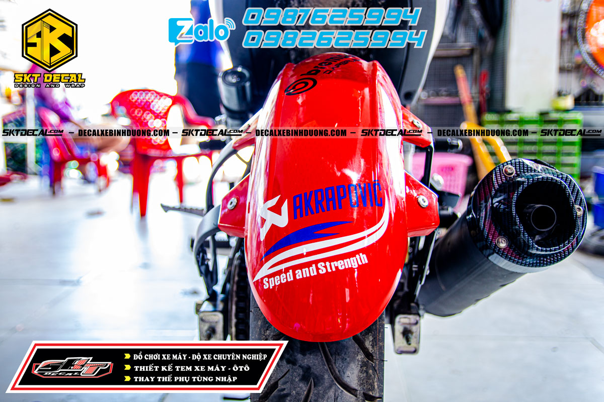 chắn bùn 4 chân cho exciter 150, winner 150