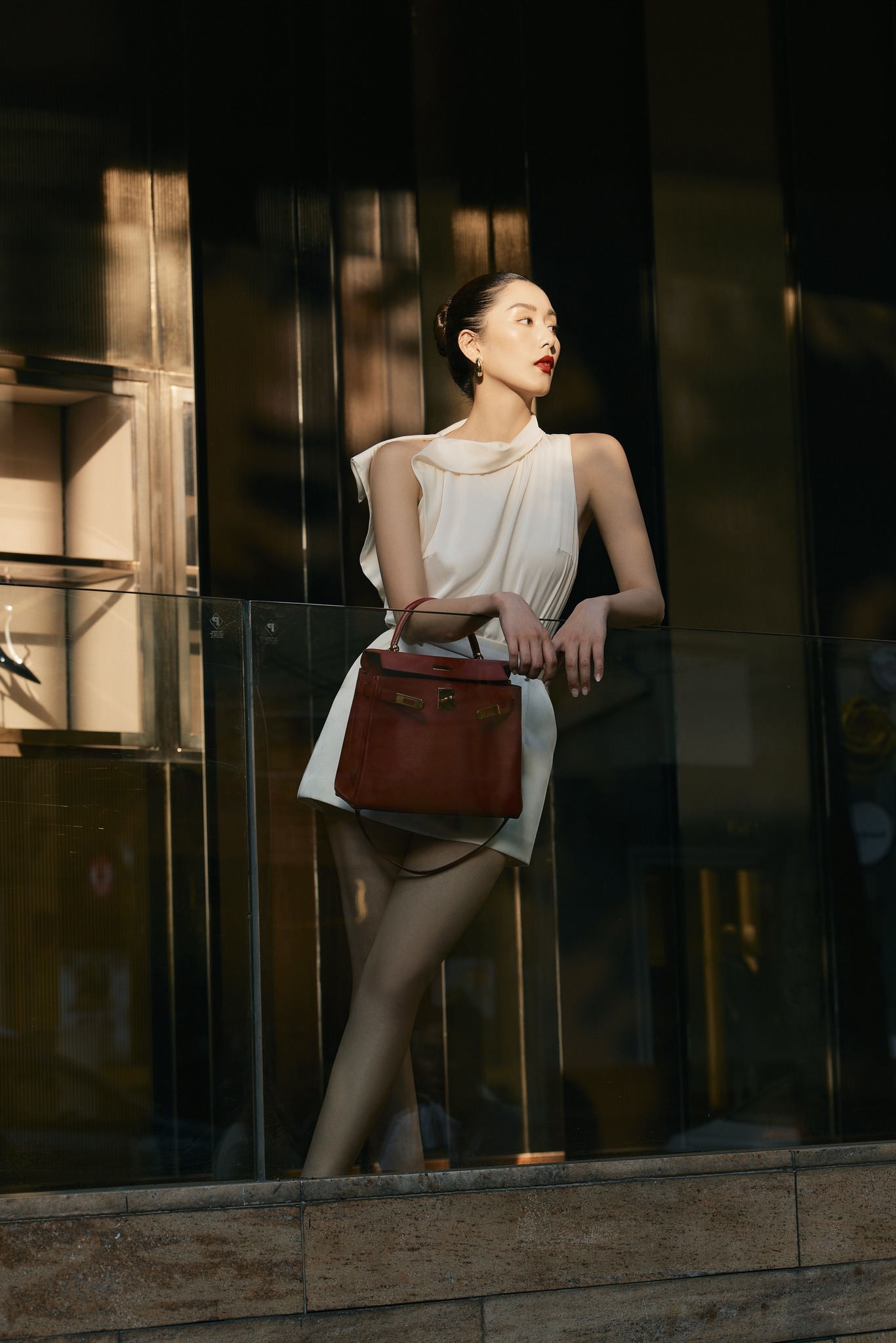 Áo lụa Ésme Top HUONG BOUTIQUE HBSM1139
